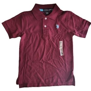 U.S. Polo Assn. Boys Classic Fit Polo Cotton SZ M (5-6)